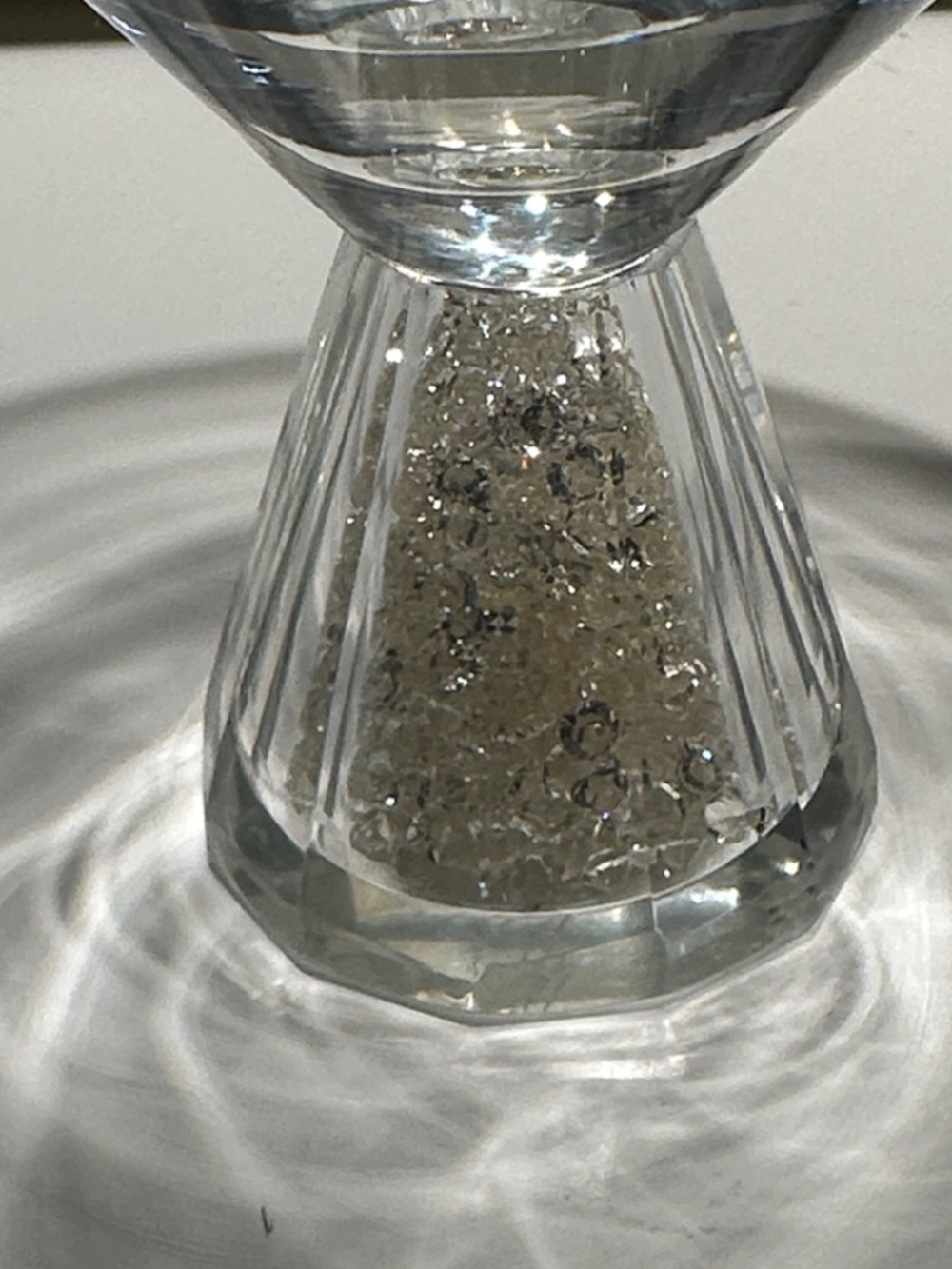 Clear Crystal Martini Glasses (Set of 2) - Picture 3 of 8